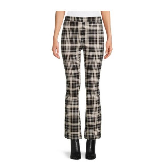 No Boundaries Pants - 5/$20 NEW 7-9 M Juniors Plaid High Rise Flare Pants